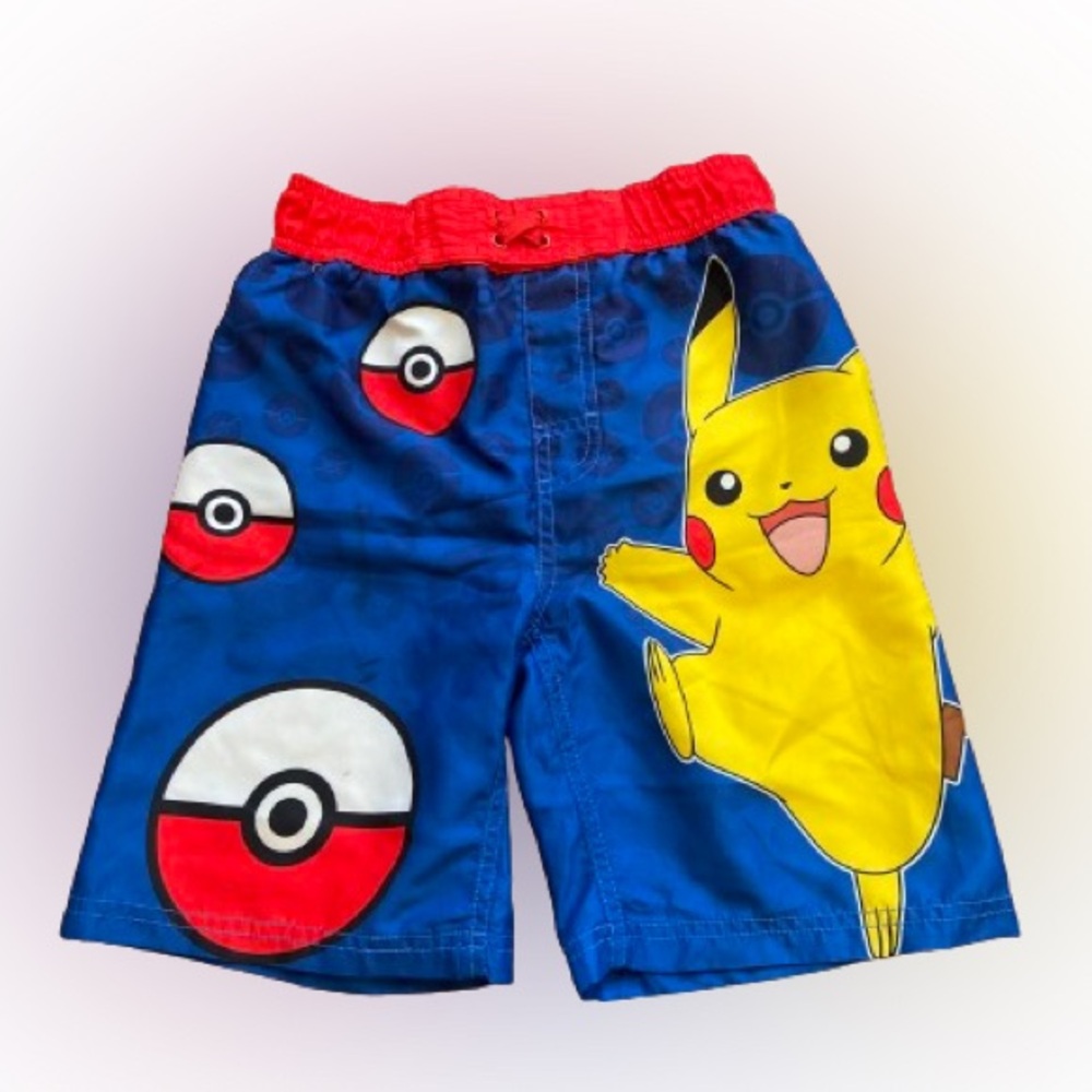 (3 for $20) kids Pokémon swim shorts M 7/8